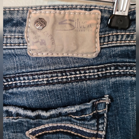 Silver Bootcut Jeans Size 29/33 - Picture 3 of 6